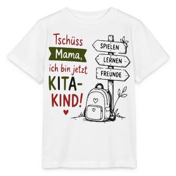Kita-Kind Abschied von Mama - Stanley/Stella Kinder T-Shirt MINI CREATOR  - Weiß - Vorne - Maike (125cm)