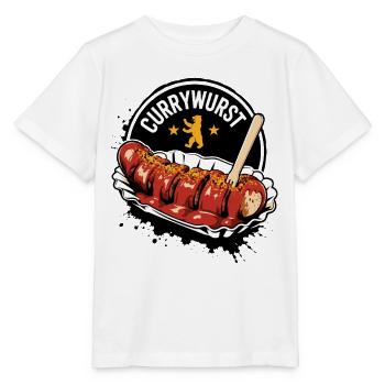 Currywurst Berlin - Stanley/Stella Kinder T-Shirt MINI CREATOR  - Weiß - Vorne - Maike (125cm)