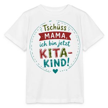 KitaKind Abschiedsmotto - Stanley/Stella Kinder T-Shirt MINI CREATOR  - Weiß - Vorne - Maike (125cm)