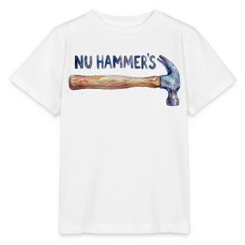 Watercolor Hammer - Nu Hammer's - Stanley/Stella MINI CREATOR Kids’ T-Shirt - white - Front - Maike (125cm)