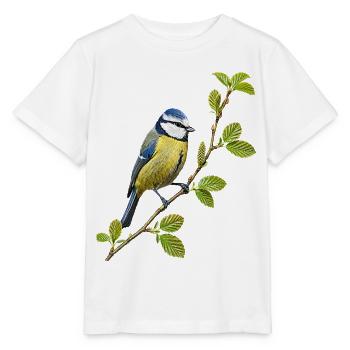 Blaumeise - Stanley/Stella Kinder T-Shirt MINI CREATOR  - Weiß - Vorne - Maike (125cm)