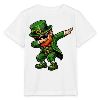 Dabbing Ire - Stanley/Stella Kinder T-Shirt MINI CREATOR  - Weiß - Vorne - Maike (125cm)