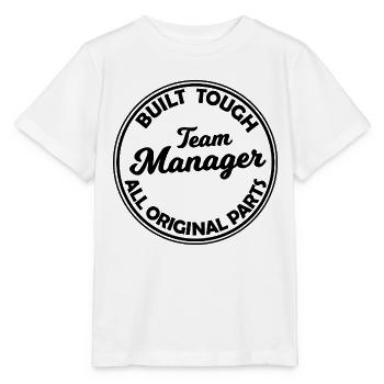 Der beste Team Manager - Stanley/Stella Kinder T-Shirt MINI CREATOR  - Weiß - Vorne - Maike (125cm)