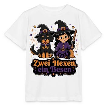 Hexen-Meute - Stanley/Stella Kinder T-Shirt MINI CREATOR  - Weiß - Vorne - Maike (125cm)