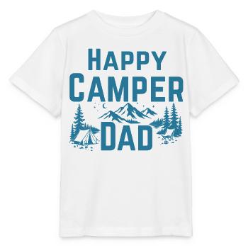 PAPA CAMPEUR HEUREUX - T-shirt bio MINI CREATOR Stanley/Stella Enfant - blanc - Devant - Maike (125cm)
