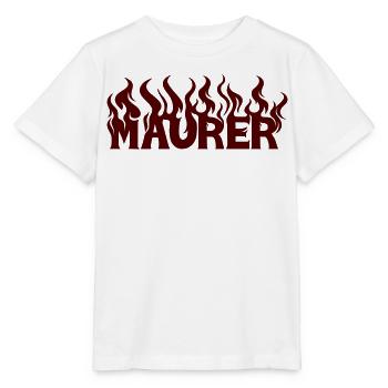 MAURER - Stanley/Stella Kinder T-Shirt MINI CREATOR  - Weiß - Vorne - Maike (125cm)