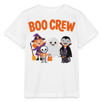 Boo Crew Halloween-Freunde - Stanley/Stella Kinder T-Shirt MINI CREATOR  - Weiß - Vorne - Maike (125cm)