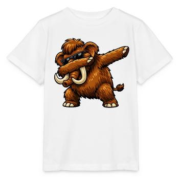 Dabbing Mammoth - Stanley/Stella MINI CREATOR Kids’ T-Shirt - white - Front - Maike (125cm)