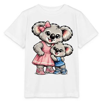 Süßer Koala – Große Schwester - Stanley/Stella Kinder T-Shirt MINI CREATOR  - Weiß - Vorne - Maike (125cm)
