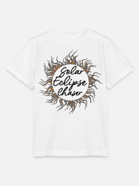 Solar eclipse chaser - Stanley/Stella Kinder T-Shirt MINI CREATOR  - Weiß