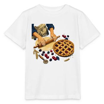 Rustikaler Fruchtkuchen - Stanley/Stella Kinder T-Shirt MINI CREATOR  - Weiß - Vorne - Maike (125cm)