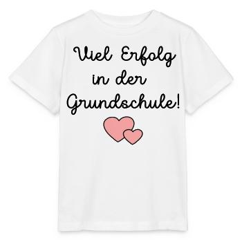 Einschulung Grundschule Schulkind - Stanley/Stella Kinder T-Shirt MINI CREATOR  - Weiß - Vorne - Maike (125cm)