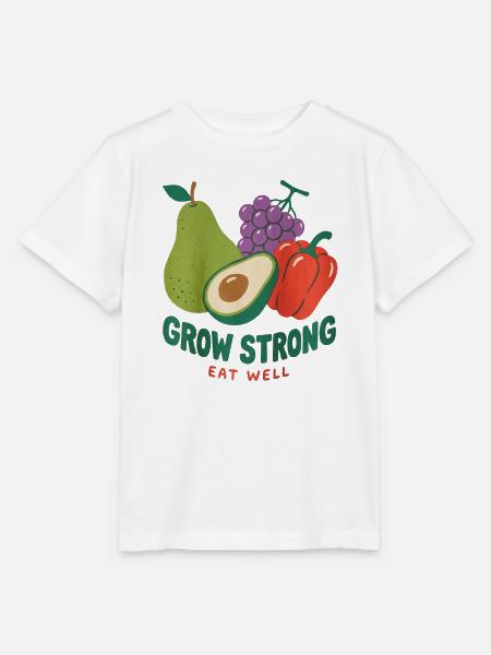 Stark wachsen Gut essen Früchte - Stanley/Stella Kinder T-Shirt MINI CREATOR - Weiß