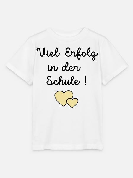 Erfolg Schule Herz - Stanley/Stella Kinder T-Shirt MINI CREATOR  - Weiß