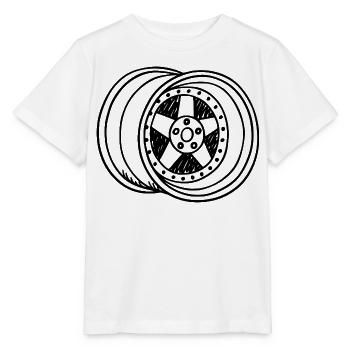 Felge - Stanley/Stella Kinder T-Shirt MINI CREATOR  - Weiß - Vorne - Maike (125cm)