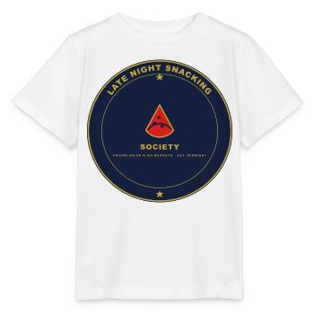Night Snack Society Emblem - Stanley/Stella MINI CREATOR Kids’ T-Shirt - white - Front - Maike (125cm)