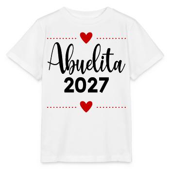 Granny Abuelita 2027, Spanien - Stanley/Stella Kinder T-Shirt MINI CREATOR  - Weiß - Vorne - Maike (125cm)