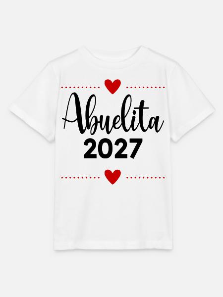 Granny Abuelita 2027, Spanien - Stanley/Stella Kinder T-Shirt MINI CREATOR - Weiß