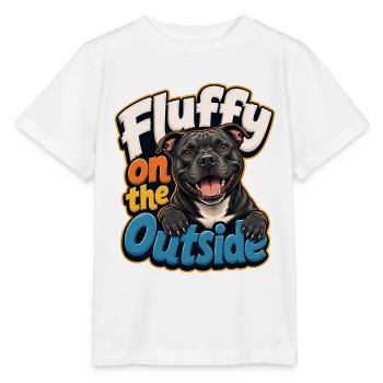 Staffordshire Bull Terrier - Stanley/Stella Kinder T-Shirt MINI CREATOR  - Weiß - Vorne - Maike (125cm)