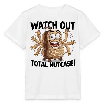 Pass auf, totaler Spinner! - Stanley/Stella Kinder T-Shirt MINI CREATOR  - Weiß - Vorne - Maike (125cm)