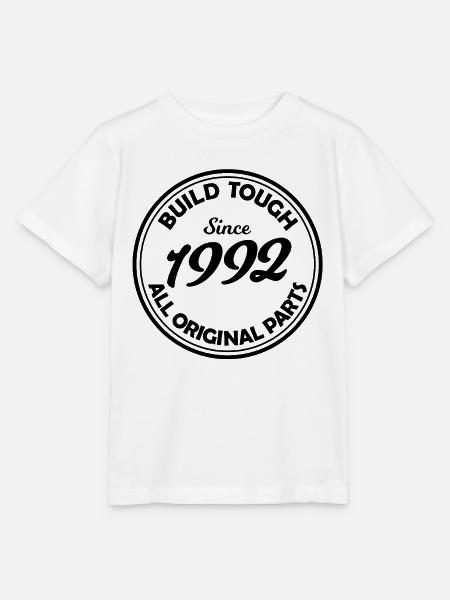 Geboren in 1992 - Stanley/Stella Kinder T-Shirt MINI CREATOR - Weiß