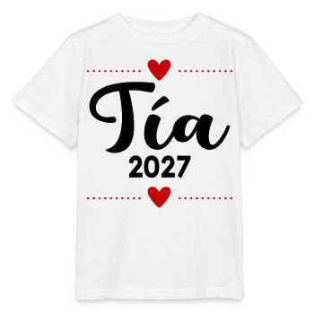 Spanish Aunt 2027 - Stanley/Stella MINI CREATOR Kids’ T-Shirt - white - Front - Maike (125cm)