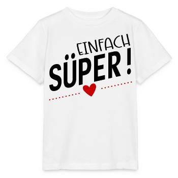 Süper - Stanley/Stella Kinder T-Shirt MINI CREATOR  - Weiß - Vorne - Maike (125cm)