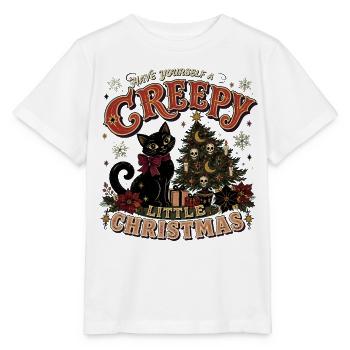 Have Yourself a Creepy Christmas - Stanley/Stella MINI CREATOR Kids’ T-Shirt - white - Front - Maike (125cm)