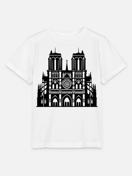 Notre-Dame de Paris  - Stanley/Stella Kinder T-Shirt MINI CREATOR  - Weiß