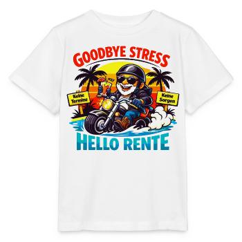 Schluss mit Stress: Hallo Rente - Stanley/Stella Kinder T-Shirt MINI CREATOR  - Weiß - Vorne - Maike (125cm)