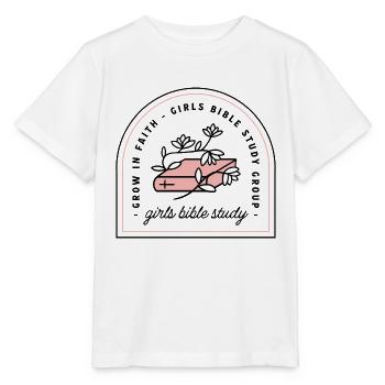 Girls bible study - Stanley/Stella MINI CREATOR Kids’ T-Shirt - white - Front - Maike (125cm)