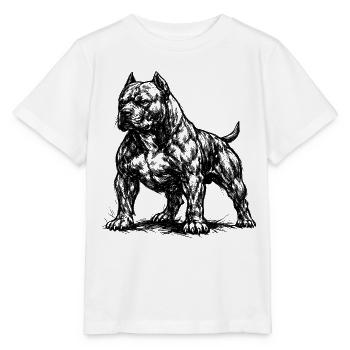 Muscular American Staffordshire Terrier - Stanley/Stella MINI CREATOR Kids’ T-Shirt - white - Front - Maike (125cm)