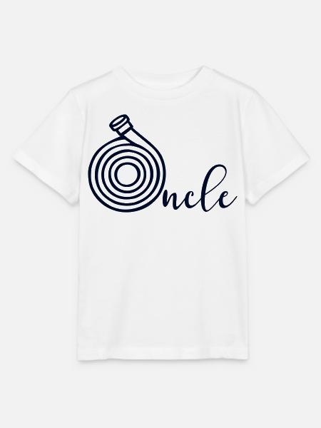 Onkel French Feuerwehrmann - Stanley/Stella Kinder T-Shirt MINI CREATOR  - Weiß