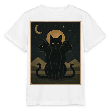 Moonbound Cats - Stanley/Stella MINI CREATOR Kids’ T-Shirt - white - Front - Maike (125cm)