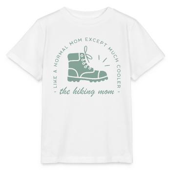 Hiking mother hiker mom aesthetic - Stanley/Stella MINI CREATOR Kids’ T-Shirt - white - Front - Maike (125cm)