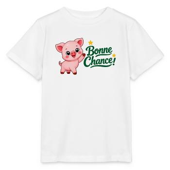 Piwi le cochon - T-shirt bio MINI CREATOR Stanley/Stella Enfant - blanc - Devant - Maike (125cm)