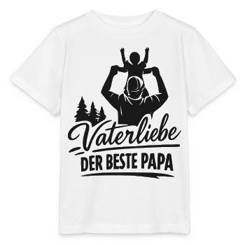 Vaterliebe: Der beste Papa - Stanley/Stella Kinder T-Shirt MINI CREATOR  - Weiß - Vorne - Maike (125cm)