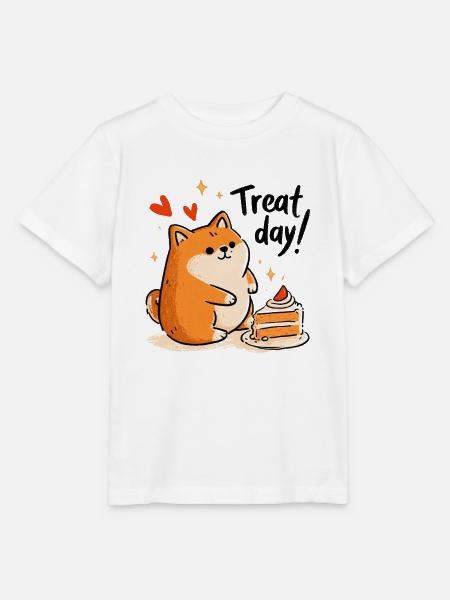 Leckerei-Tag! - Stanley/Stella Kinder T-Shirt MINI CREATOR  - Weiß