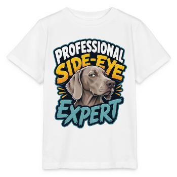 Weimaraner - Stanley/Stella MINI CREATOR Kids’ T-Shirt - white - Front - Maike (125cm)