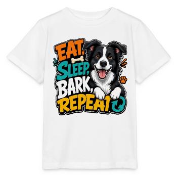 Border Collie - Stanley/Stella MINI CREATOR Kids’ T-Shirt - white - Front - Maike (125cm)