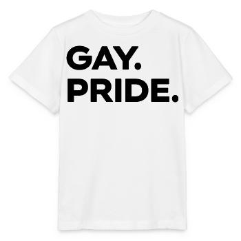 GAY Pride | LGBT | Love instead of hate - Stanley/Stella MINI CREATOR Kids’ T-Shirt - white - Front - Maike (125cm)
