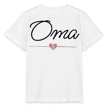 Grandma Heart Gift Best Grandmother - Stanley/Stella MINI CREATOR Kids’ T-Shirt - white - Front - Maike (125cm)