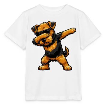 Dabbing Airedale Terrier - Stanley/Stella MINI CREATOR Kids’ T-Shirt - white - Front - Maike (125cm)