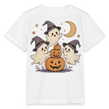Cute Ghosts Shirt for Kids & Women - Stanley/Stella MINI CREATOR Kids’ T-Shirt - white - Front - Maike (125cm)