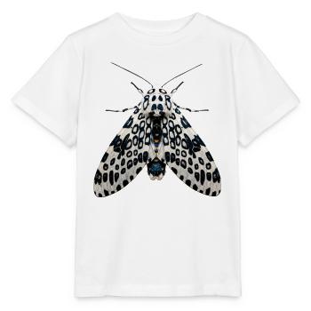 Giant Leopard Moth Hypercompe scribonia Realistic  - Stanley/Stella MINI CREATOR Kids’ T-Shirt - white - Front - Maike (125cm)