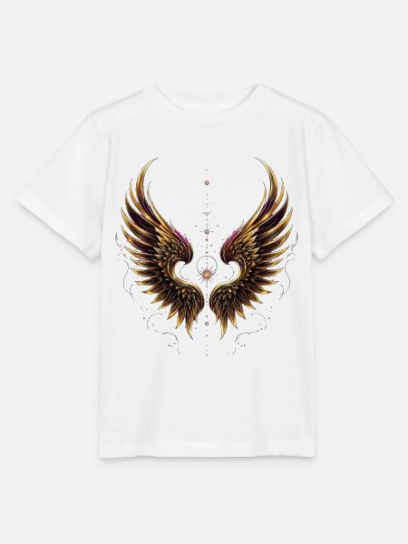 Symbol & Religion – Angel Wings - Stanley/Stella Kinder T-Shirt MINI CREATOR  - Weiß