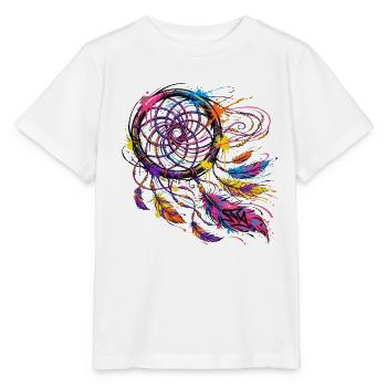 Symbol & Religion - Graffiti Dreamcatcher - Stanley/Stella MINI CREATOR Kids’ T-Shirt - white - Front - Maike (125cm)