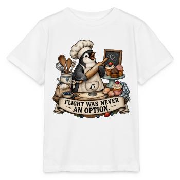 Pinguin Bäckerwitz Bäcker Humor - Stanley/Stella Kinder T-Shirt MINI CREATOR  - Weiß - Vorne - Maike (125cm)