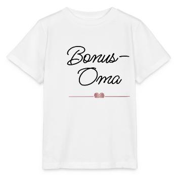 Best Bonus Grandma with Heart – Gift - Stanley/Stella MINI CREATOR Kids’ T-Shirt - white - Front - Maike (125cm)