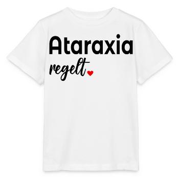 Unerschuetterlichkeit_Ataraxia_Gelassenheit - Stanley/Stella MINI CREATOR Kids’ T-Shirt - white - Front - Maike (125cm)